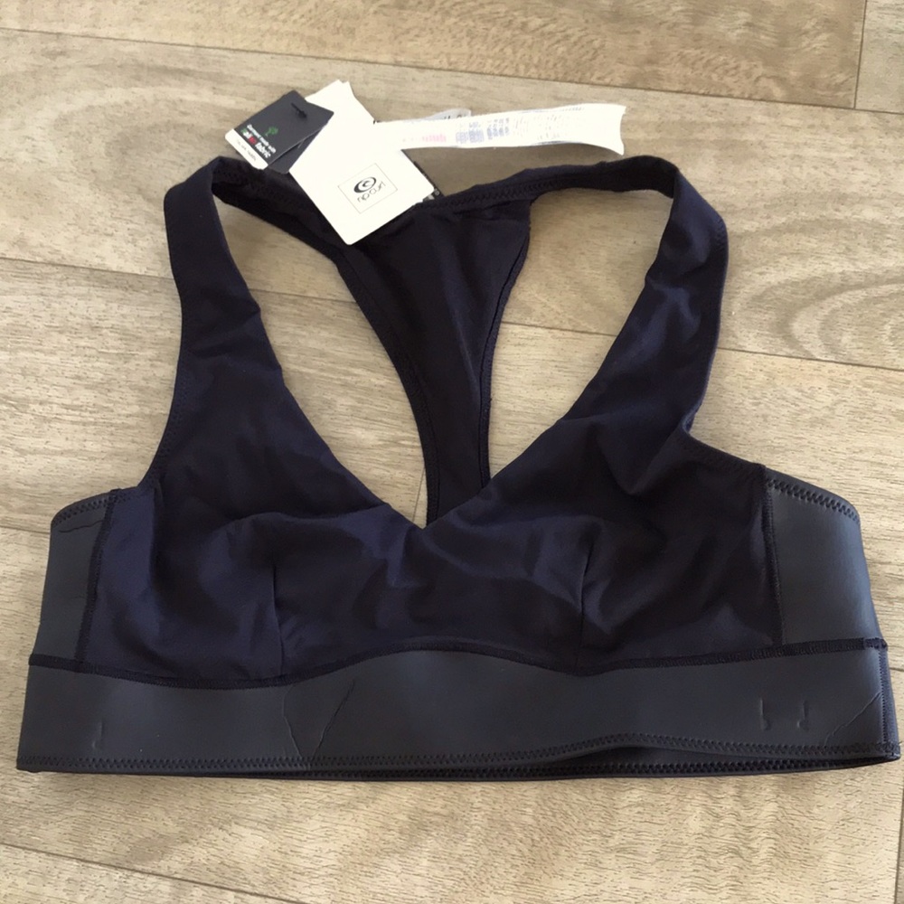 Rip Curl racerback black bikini top
